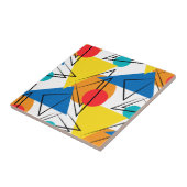 Retro Modernes geometrisches Muster Fliese (Seite)
