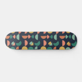 Retro Modernes geometrisches Tribal Skateboard (Horizontal)