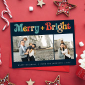 Retro Modernes Minimalistisches Weihnachten Drei F