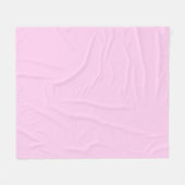 Retro-modernes Pink & Gray Modernes Polka Dot Desi Fleecedecke (Vorderseite (Horizontal))