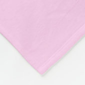 Retro-modernes Pink & Gray Modernes Polka Dot Desi Fleecedecke (Ecke)