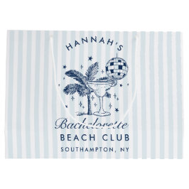 Retro Modernes Vintag Grau Bachelorette Große Geschenktüte