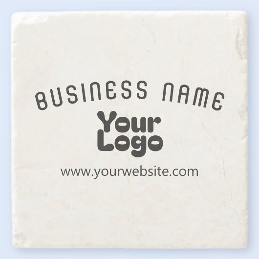 Retro-Modernes Weiß und Schwarz-Logo hochladen (ed Steinuntersetzer