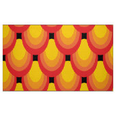 Retro Modgewebe des übergroßen stilvollen 70ers Stoff (Fat Quarter (45,7 x 55,9 cm))