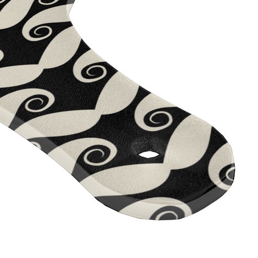 Retro modischer Lenkstangen-Schnurrbart Schneidebrett (Ecke)