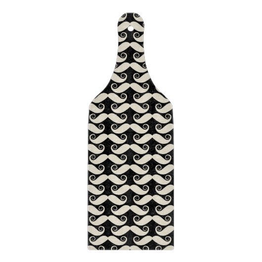 Retro modischer Lenkstangen-Schnurrbart Schneidebrett (Vorderseite)