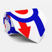 Retro Modziel und Pfeilentwurf Krawatte (Gerollt)