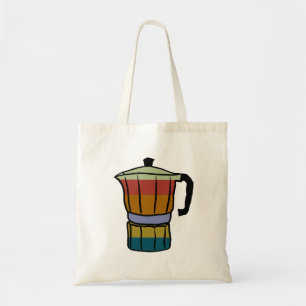 Retro Moka Pot Tragetasche