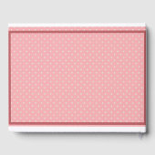 Retro Mommy Redhead Baby Dusche Party Gästebuch (Rückseite)