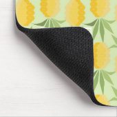 Retro Monogramm der Ananas-| Mousepad (Ecke)