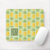 Retro Monogramm der Ananas-| Mousepad (Mit Mouse)