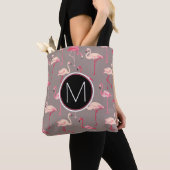Retro Monogramm der Flamingo-| Tasche (Von Nahem)