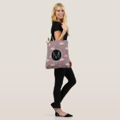 Retro Monogramm der Flamingo-| Tasche (Am Model)