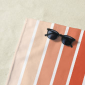 Retro-Monogramm-Gestreifter-Strandtuch mit individ Strandtuch (Beispiel)