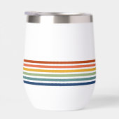 Retro-Monogramm Minimalistische Streifen (Rechts)