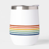 Retro-Monogramm Minimalistische Streifen (Links)