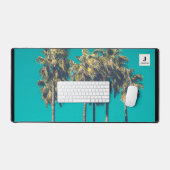 Retro Monogramm Schreibtischunterlage (Tastatur & Maus)