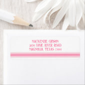 Retro Monogrammed Minimalist Stripes (Insitu)