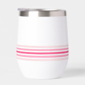Retro monogrammiertes minimalistisches Streifenmus (Rechts)