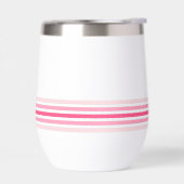 Retro monogrammiertes minimalistisches Streifenmus (Links)