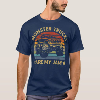 Retro Monster Trucks sind meine Vintage Jam Silh T-Shirt
