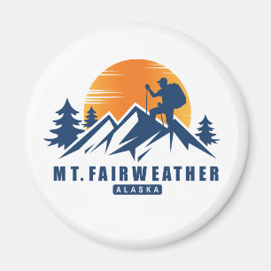 Retro Monte Fairweather Wandern T - Shirt Magnet