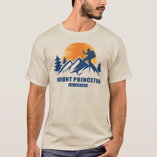 Retro Monte Princeton Wandern T - Shirt (Vorderseite)