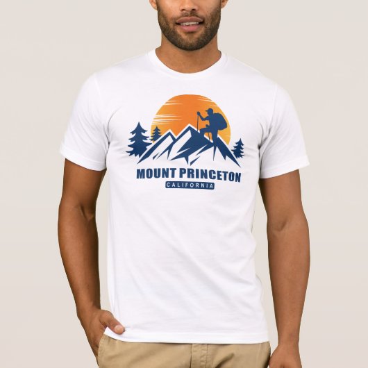 Retro Monte Princeton Wandern T - Shirt (Vorderseite)