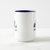 Retro Monte Princeton Wandern T - Shirt Tasse (Zentrum)