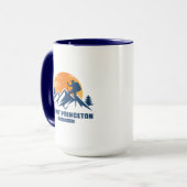 Retro Monte Princeton Wandern T - Shirt Tasse (Vorderseite Links)