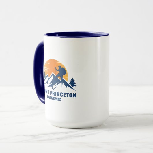 Retro Monte Princeton Wandern T - Shirt Tasse (Vorderseite Links)