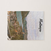 Retro Montenegro Kotor Bay Puzzle (Horizontal)