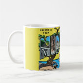 Retro Monterey Landkreis CA Grußveranstaltung Tass Kaffeetasse (Links)