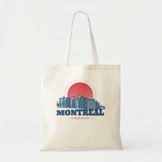 Retro Montreal, Canada Skyline Classic T Shirt Tragetasche