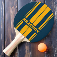 Retro Moonlit Tide Dualboard Streifen mit Namen