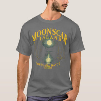 Retro Moons Zombie Island Für Männer Frauen Kinder T-Shirt