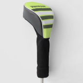 Retro-Moos-Fade-Übergang mit Namen Golf Headcover (angewinkelt)
