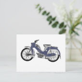 Retro Moped Tunturi Postkarte (Stehend Vorderseite)