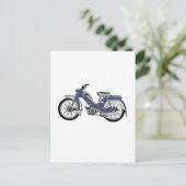 Retro Moped Tunturi Postkarte (Stehend Vorderseite)