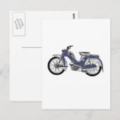Retro Moped Tunturi Postkarte (Vorne/Hinten)
