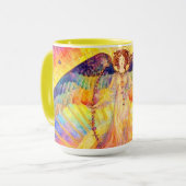 Retro Morning Glory Engel Tasse (Vorderseite Links)