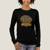 Retro Mosaic Tower Bridge London T - Shirt (Vorderseite)