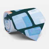 Retro Mosaik Krawatte (Gerollt)