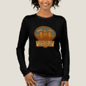 Retro Mosaik Tower of London Logo T - Shirt (Vorderseite)