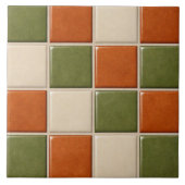 Retro-Mosaikquadrate Fliese (Vorderseite)