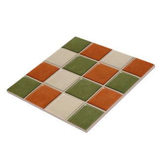 Retro-Mosaikquadrate Fliese