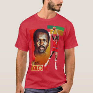 Retro Moses Malone Basketball T-Shirt