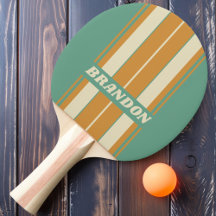 Retro Moss Board Streifen mit Namen