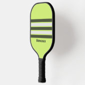 Retro Moss Fade durch Strichen mit Name Pickleball Schläger (Links)
