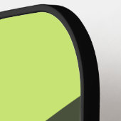 Retro Moss Fade durch Strichen mit Name Pickleball Schläger (Linke Seite)